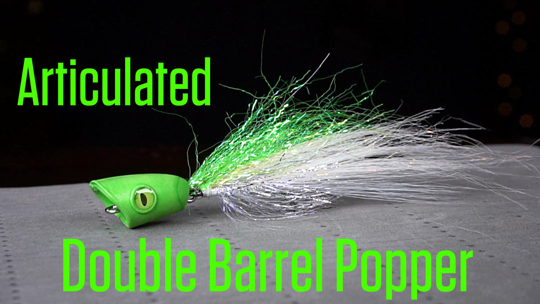 #TyingTuesday: Articulated Double Barrel Popper