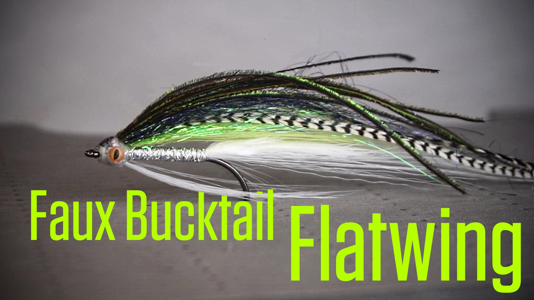 Faux Bucktail Flatwing Fly Tying Tutorial