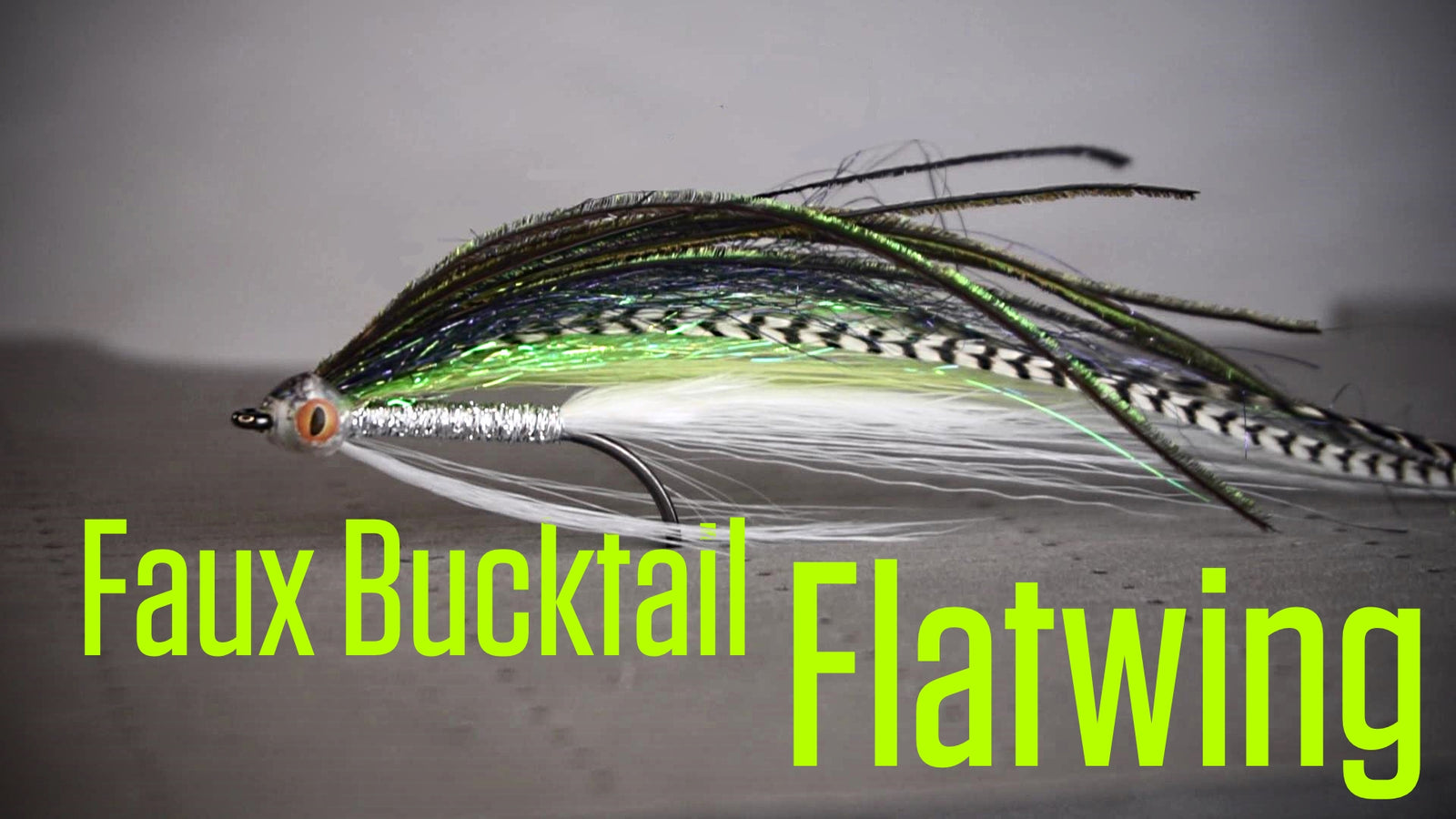 Faux Bucktail Flatwing Fly Tying Tutorial