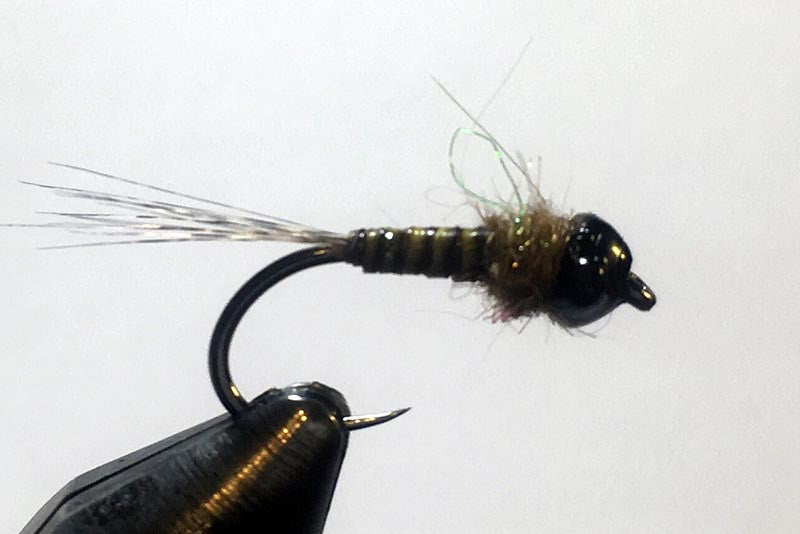 3-minute fly: Tie quill body flies.