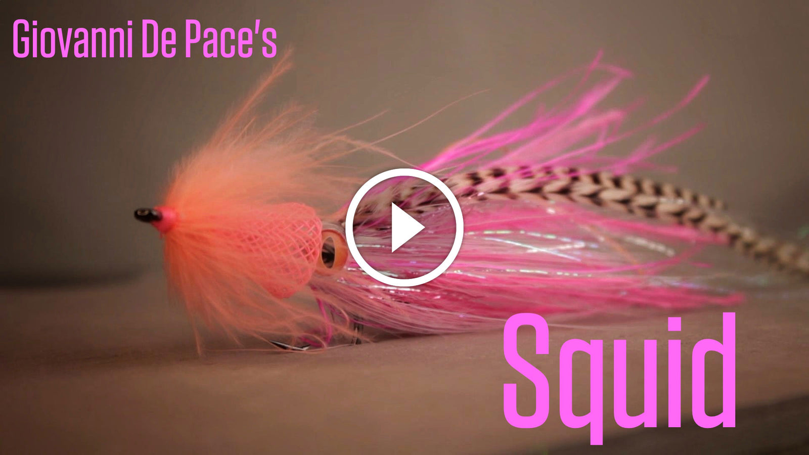 Fly Tying Video: Giovanni De Pace's Squid