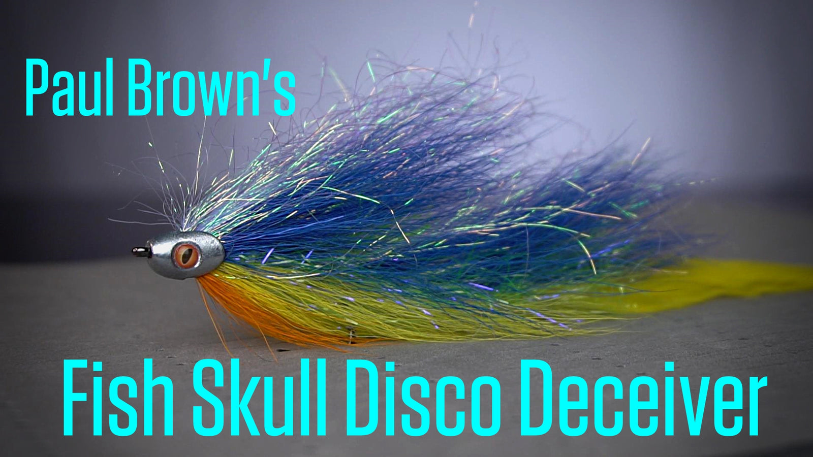 Fly Tying Tutorial: Fish-Skull Disco Deceiver