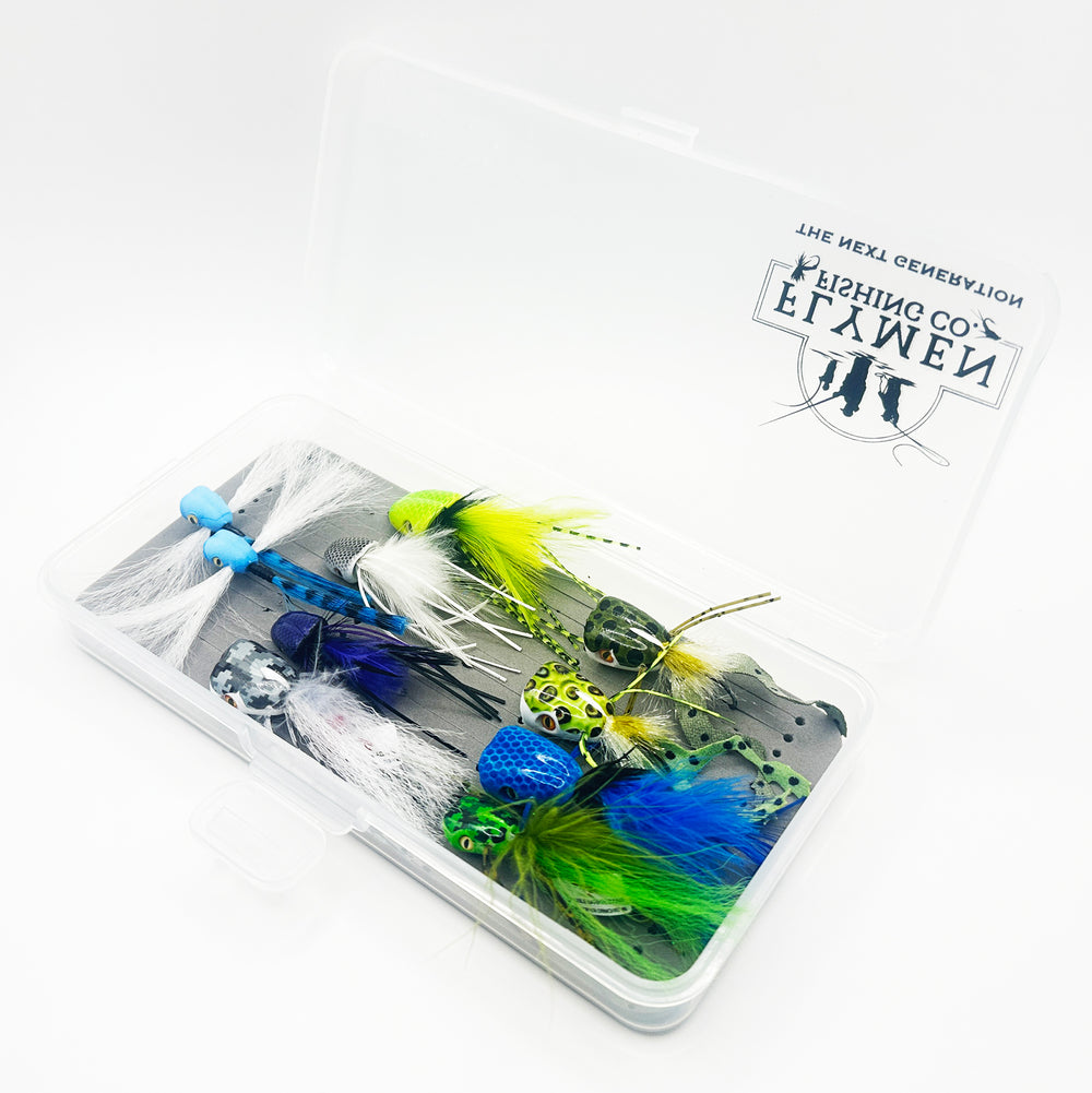 Double Barrel Bass Popper Selection (10-Fly)