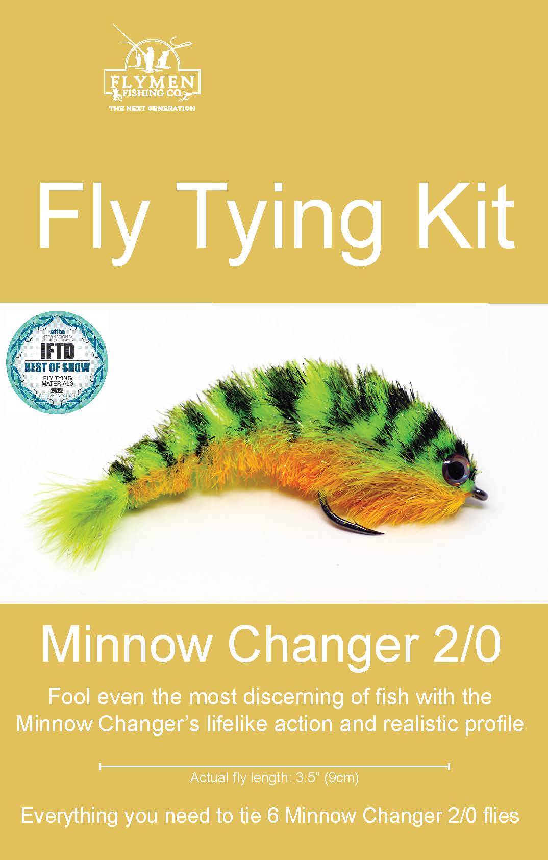 NEW Fly Tying Kit: Minnow Changer 2/0 - Flymen Fishing Company