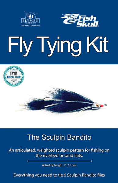 Fly Tying Kit: Surface Seducer Panfish & Topwater Trout Popper - Flymen  Fishing Company