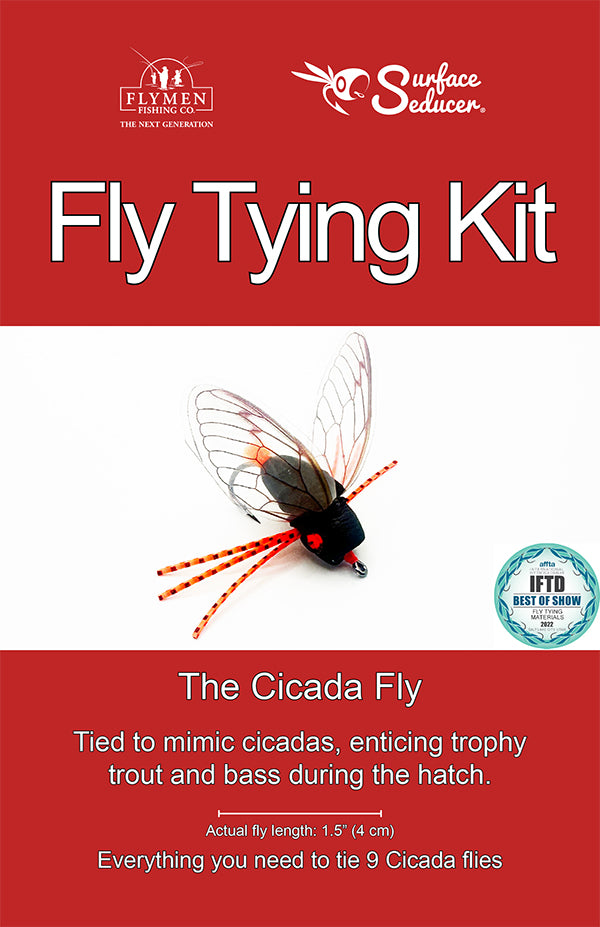 cicada fly fishing lure Flymen Fly Tying Kit