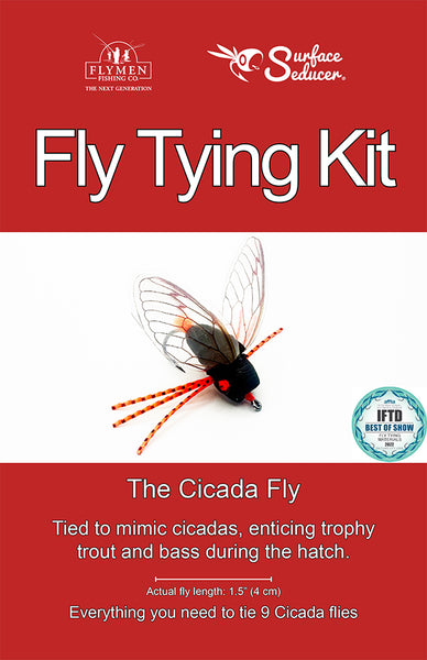 Fly Tying Kit: Surface Seducer Bass Bug - Flymen Fishing Company
