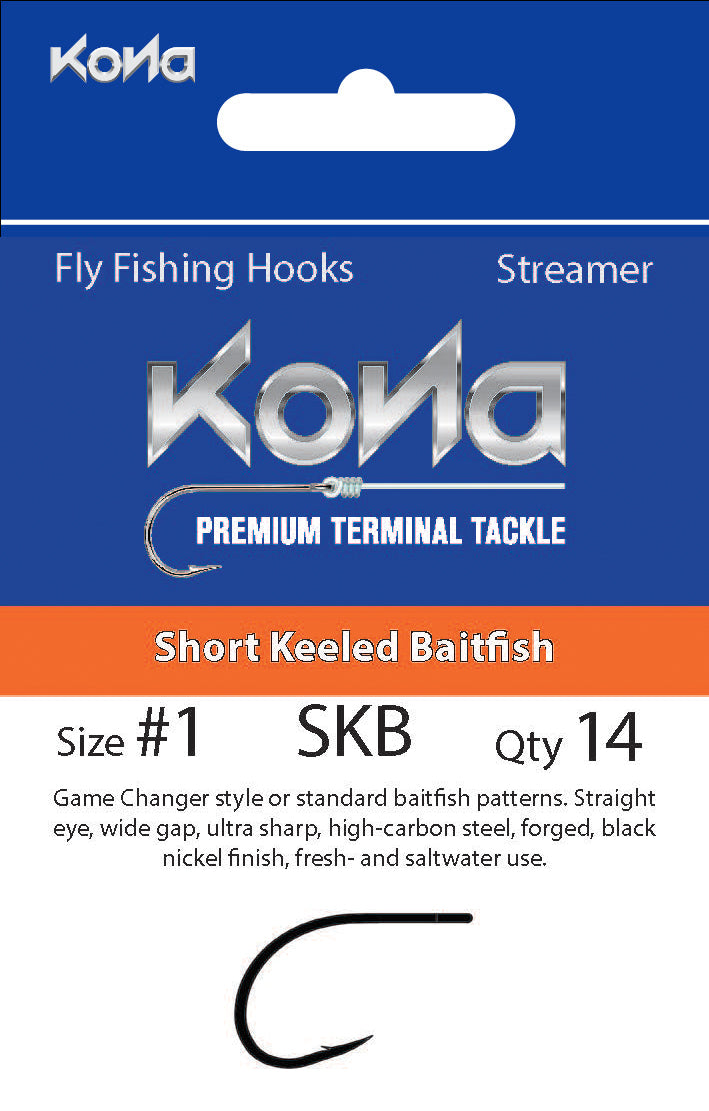 Kona Short Keeled Streamer (SKB) hook - Flymen Fishing Company