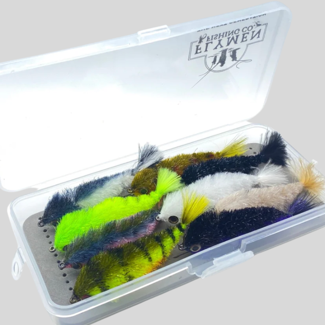 Next Minnow Changer 2/0 Fly Box (9-Fly) Assortment Flymen Fishing Company