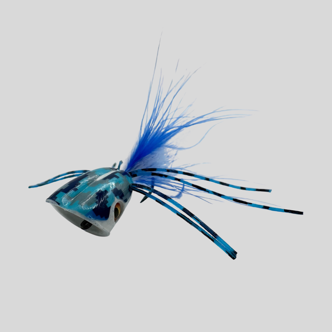 camouflage fishing lure Surface Seducer® Double Barrel Camo Bass Bug popper