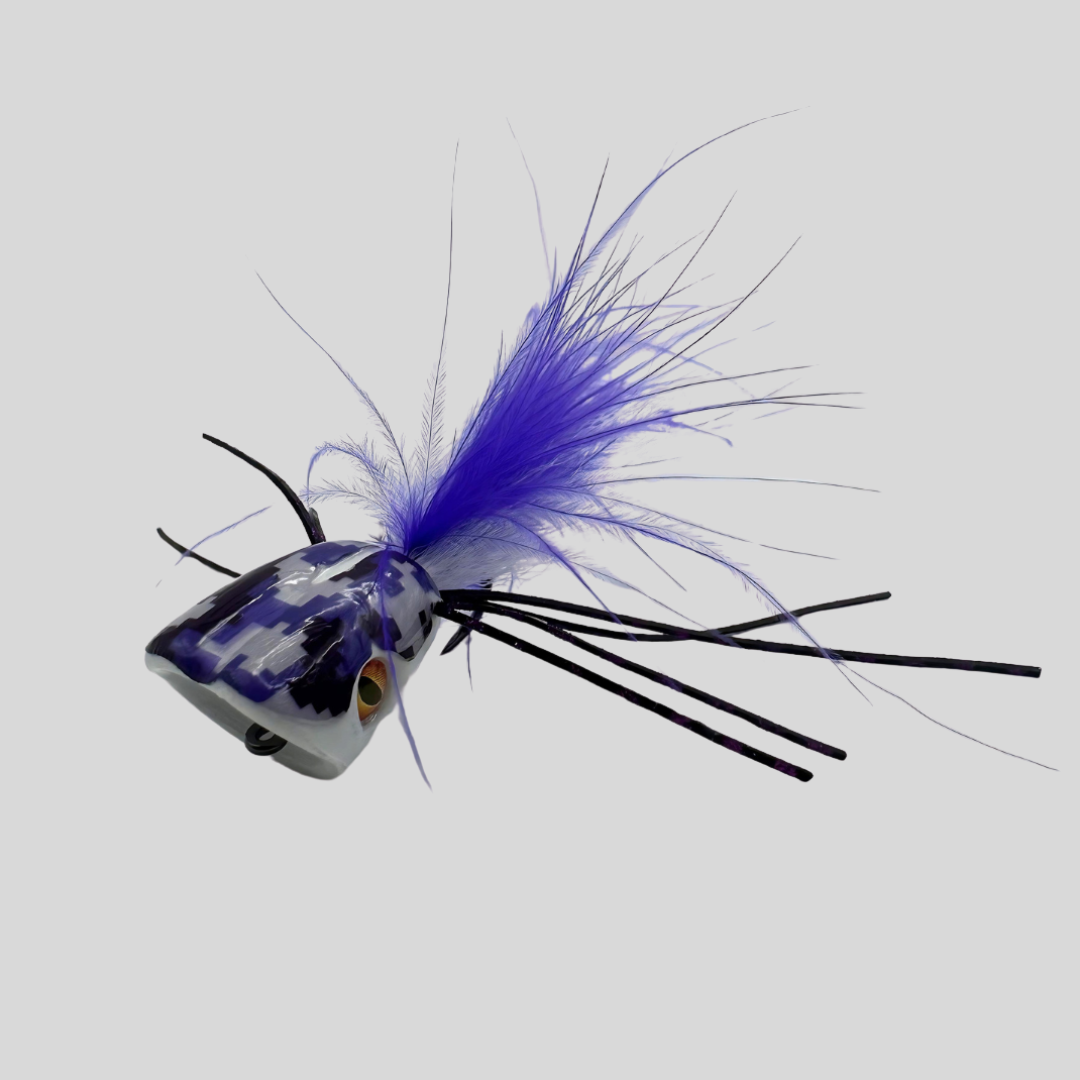 camouflage fishing lure Surface Seducer® Double Barrel Camo Bass Bug popper