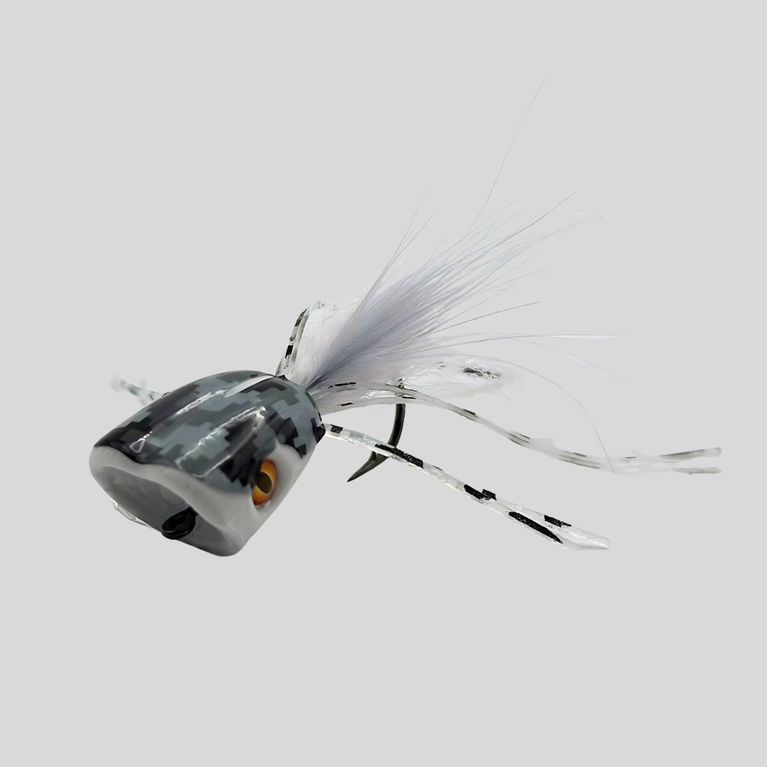 camouflage fishing lure Surface Seducer® Double Barrel Camo Bass Bug popper
