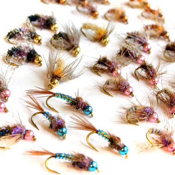Greatfishing 1000pc Mixed Colors Fly Hook Head Beads Fly Hook Head Beads  Fly Hook Binding Material Color Reflective Head Beads Fly Tying Materials
