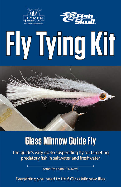 Fly Tying Kit: Fish-Skull Glass Minnow Guide Fly