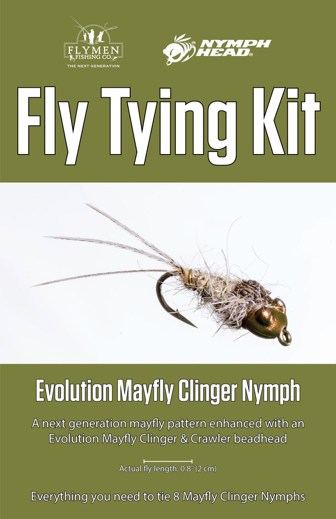 Fly Tying Kit: Nymph-Head Evolution Mayfly Clinger Nymph