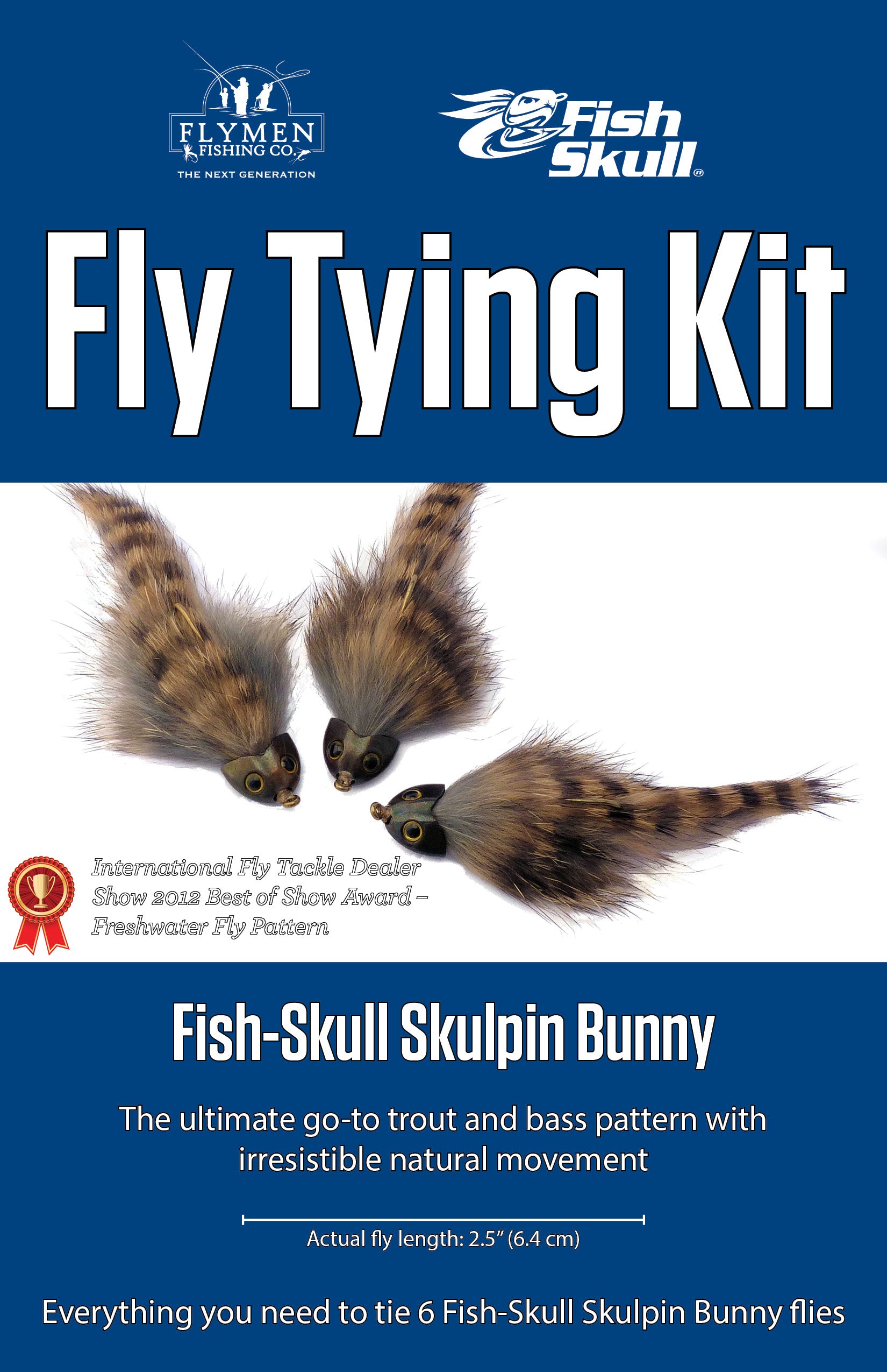 Fly Tying Kit: Fish-Skull Skulpin Bunny - Flymen Fishing Company