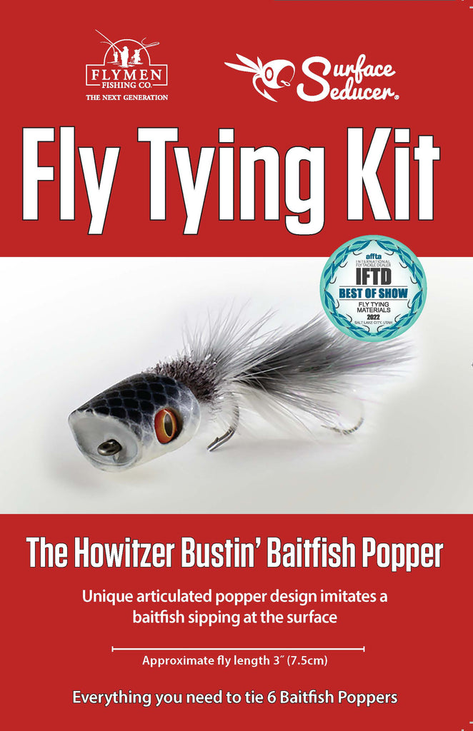 NEW Fly Tying Kit: Howitzer Bustin'Baitfish Popper