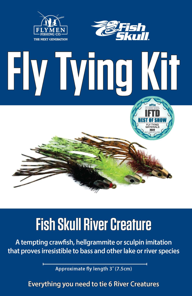 NEW Fly Tying Kit: Fish Skull River Creature