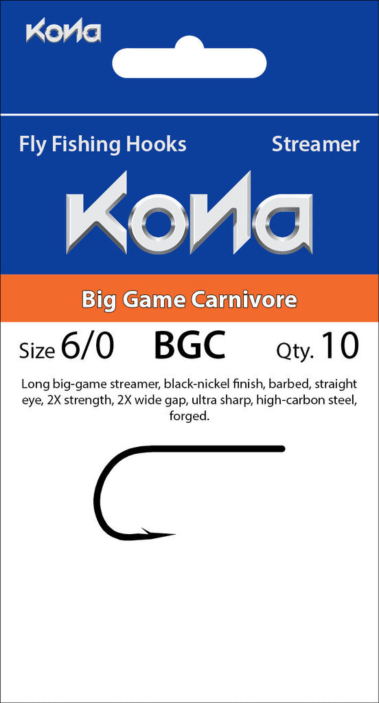 Kona Big Game Carnivore (BGC) hook - Flymen Fishing Company