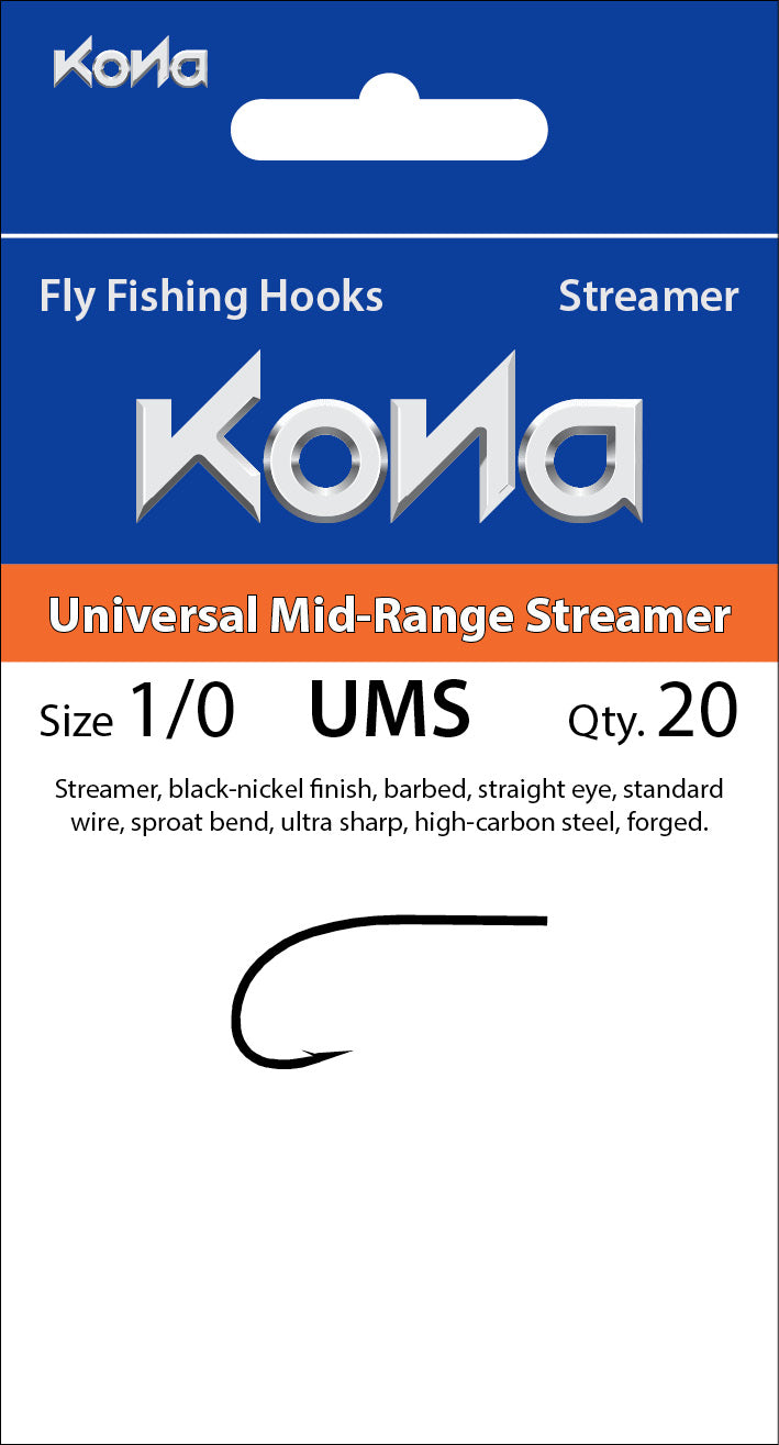 Kona Universal Mid-Range Streamer (UMS) hook Kona Universal Mid-Range Streamer (UMS) hook