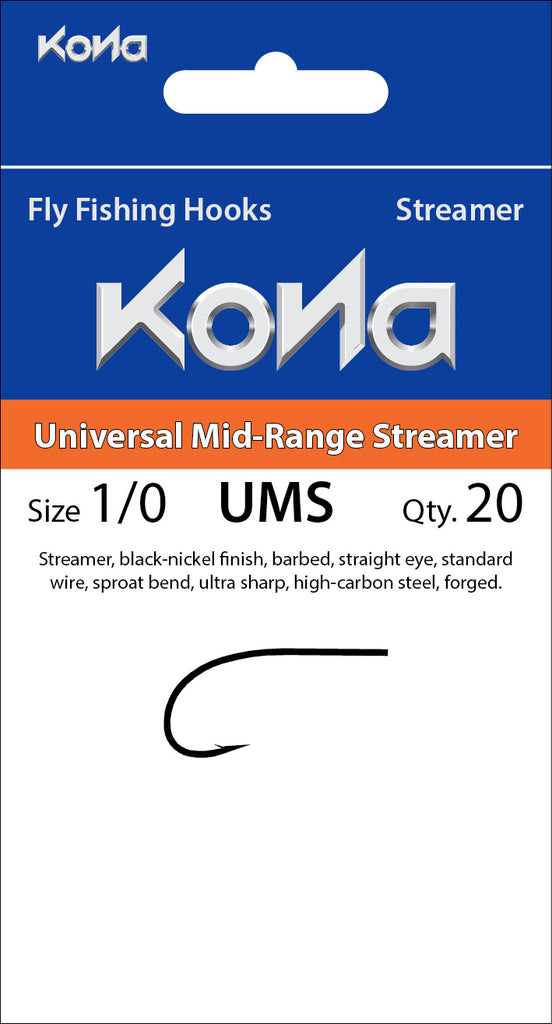 Kona Universal Mid-Range Streamer (UMS) hook - Flymen Fishing Company