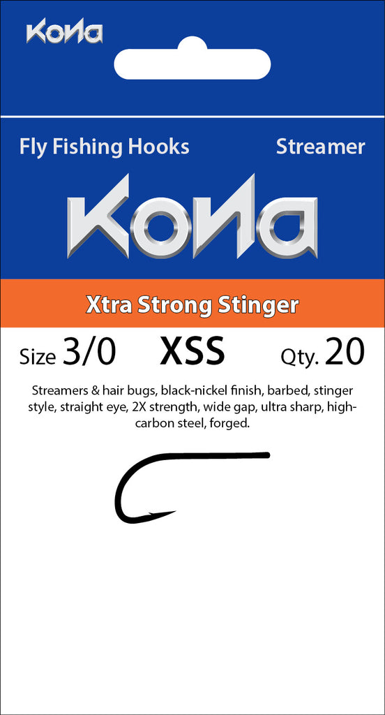 Kona Xtra Strong Stinger (XSS) hook - Flymen Fishing Company