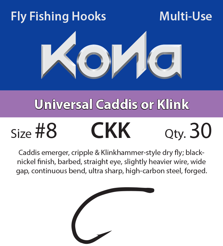 Kona Universal Caddis or Klink (CKK) hook - Flymen Fishing Company