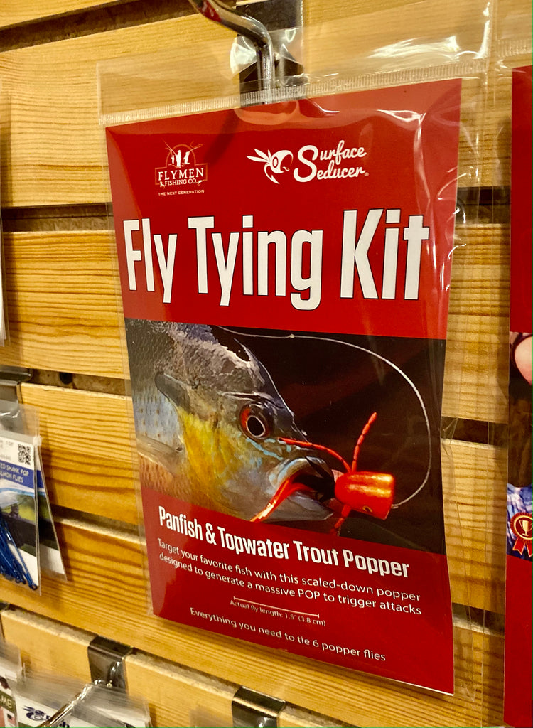 Fly Tying Kit Surface Seducer Panfish & Topwater Trout Popper Flymen